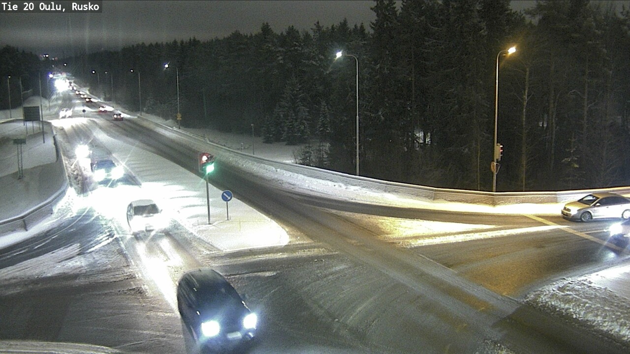 Weather Camera Image Road 20 Oulu, Rusko, Oulu, Pohjois-Pohjanmaa