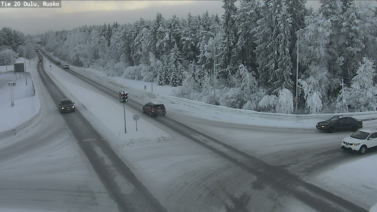 Weather Camera Image Road 20 Oulu, Rusko, Oulu, Pohjois-Pohjanmaa