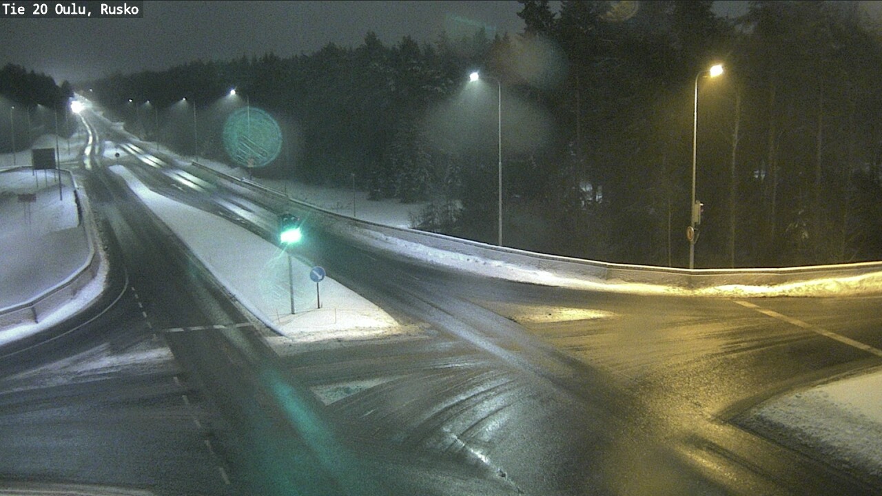 Weather Camera Image Road 20 Oulu, Rusko, Oulu, Pohjois-Pohjanmaa