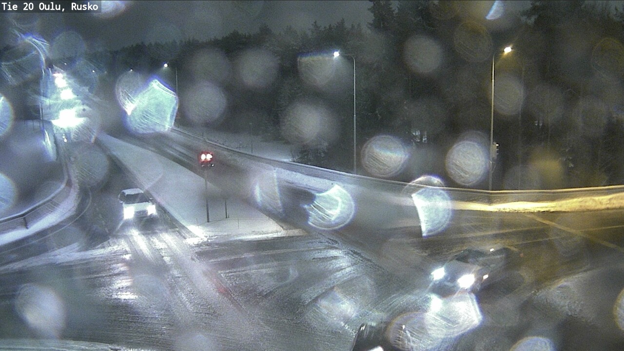 Weather Camera Image Road 20 Oulu, Rusko, Oulu, Pohjois-Pohjanmaa