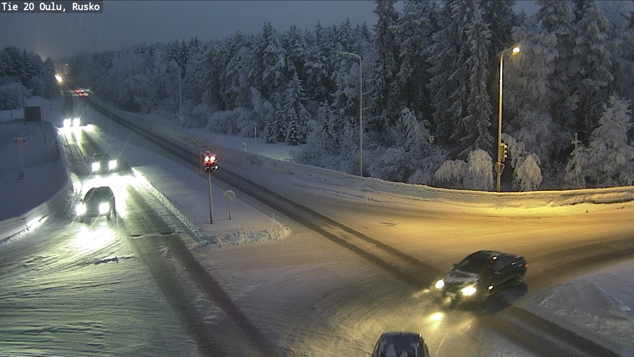Weather Camera Image Road 20 Oulu, Rusko, Oulu, Pohjois-Pohjanmaa