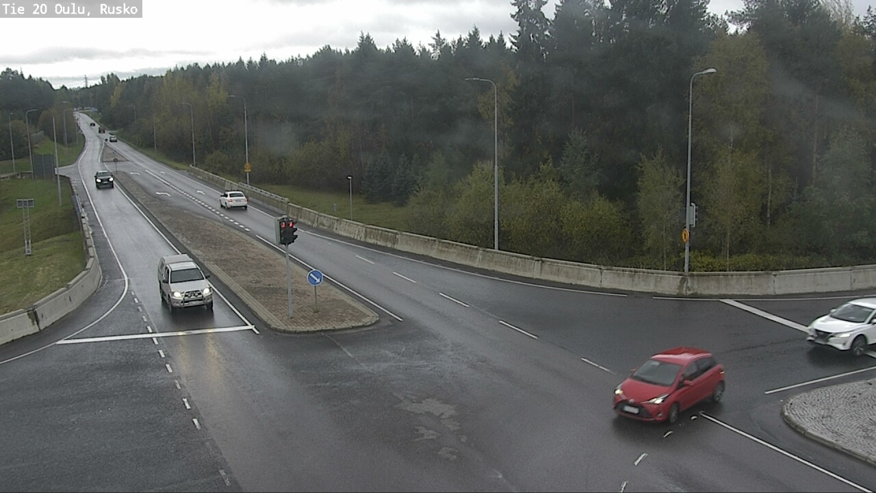 Weather Camera Image Väg 20 Uleåborg, Rusko, Oulu, Pohjois-Pohjanmaa