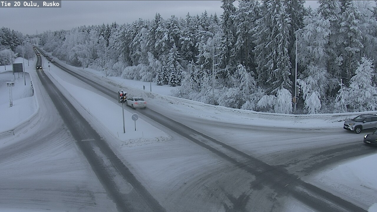 Weather Camera Image Road 20 Oulu, Rusko, Oulu, Pohjois-Pohjanmaa