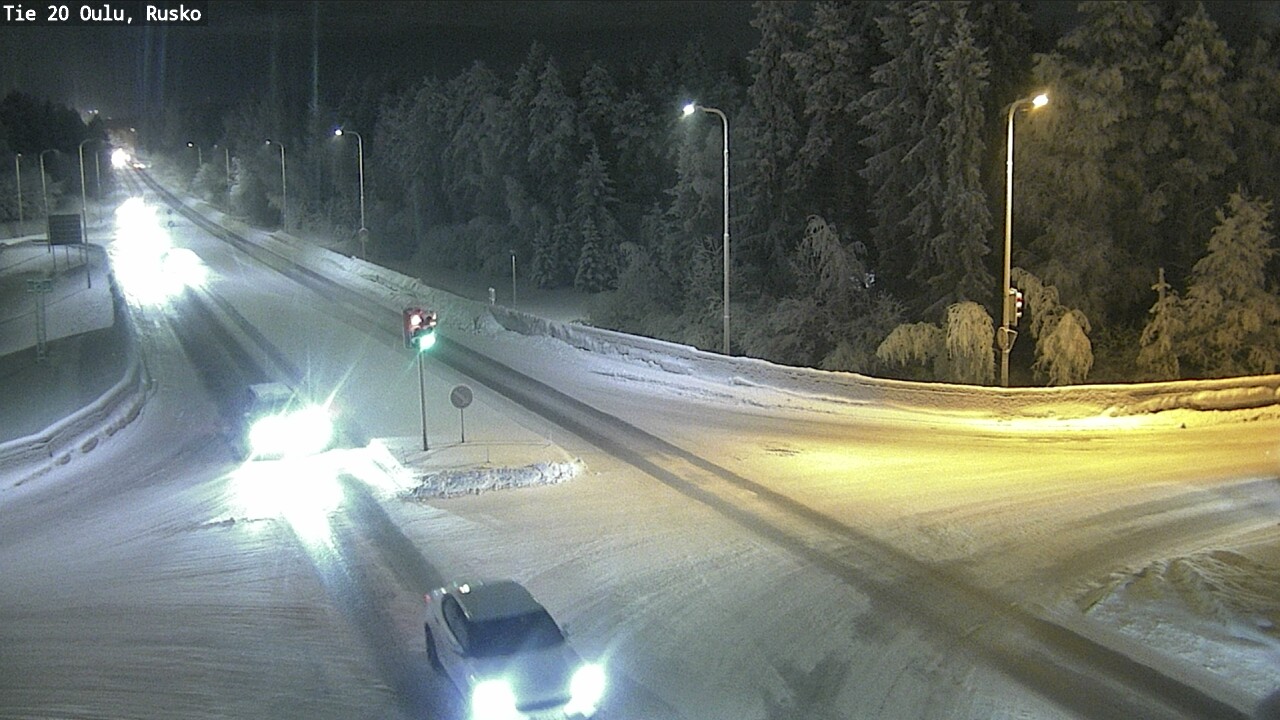 Weather Camera Image Road 20 Oulu, Rusko, Oulu, Pohjois-Pohjanmaa