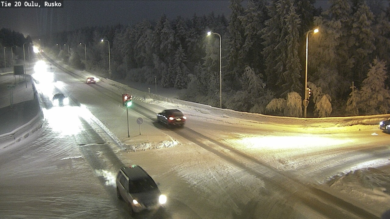Weather Camera Image Road 20 Oulu, Rusko, Oulu, Pohjois-Pohjanmaa
