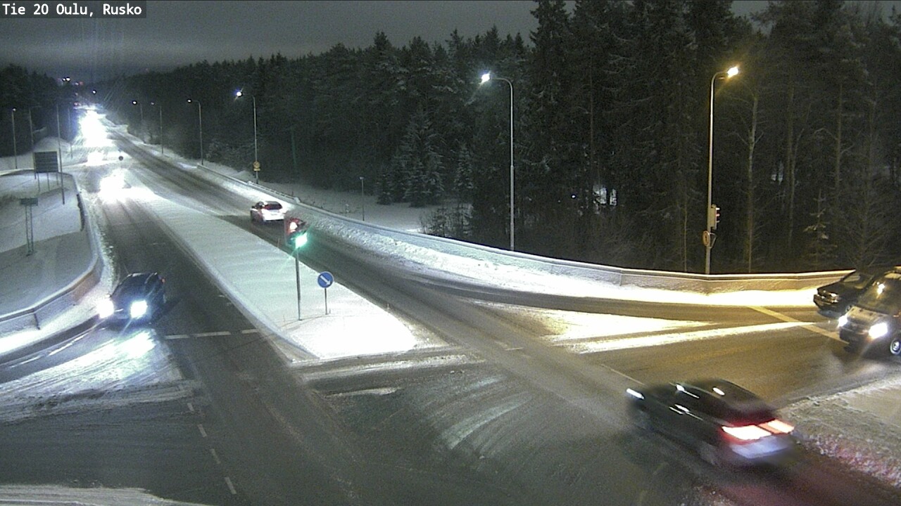 Weather Camera Image Road 20 Oulu, Rusko, Oulu, Pohjois-Pohjanmaa