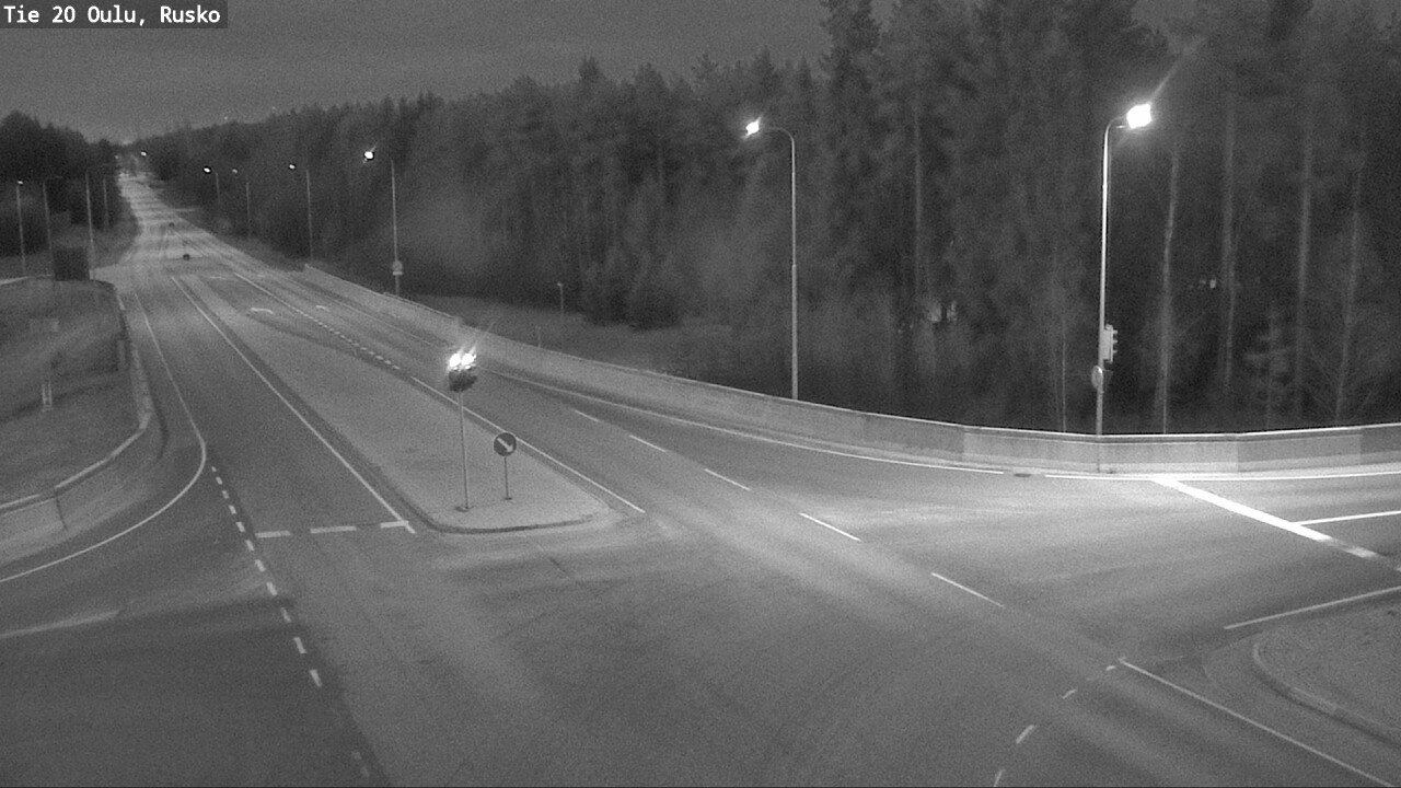 Weather Camera Image Road 20 Oulu, Rusko, Oulu, Pohjois-Pohjanmaa