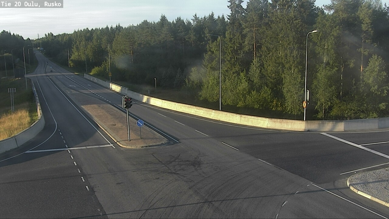 Weather Camera Image Road 20 Oulu, Rusko, Oulu, Pohjois-Pohjanmaa