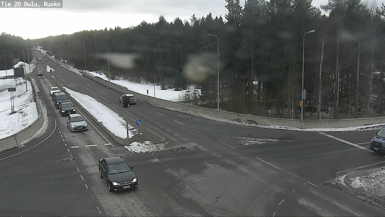 Weather Camera Image Road 20 Oulu, Rusko, Oulu, Pohjois-Pohjanmaa