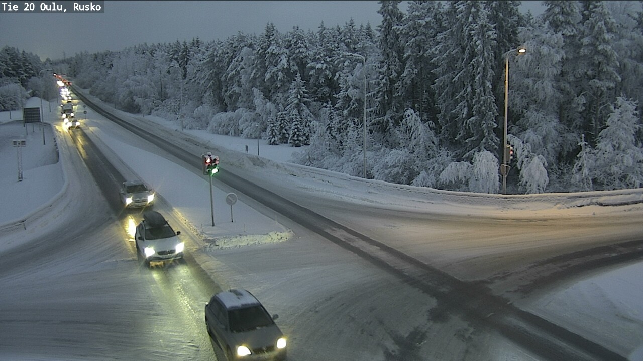 Weather Camera Image Road 20 Oulu, Rusko, Oulu, Pohjois-Pohjanmaa