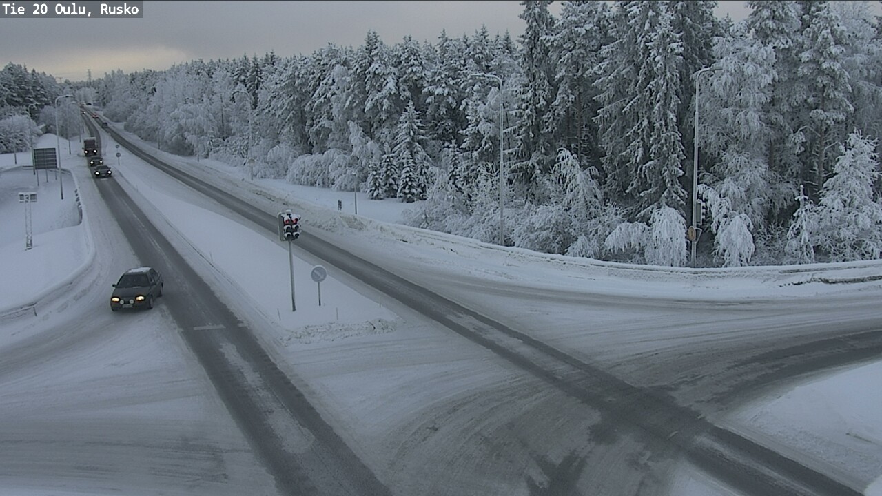 Weather Camera Image Road 20 Oulu, Rusko, Oulu, Pohjois-Pohjanmaa