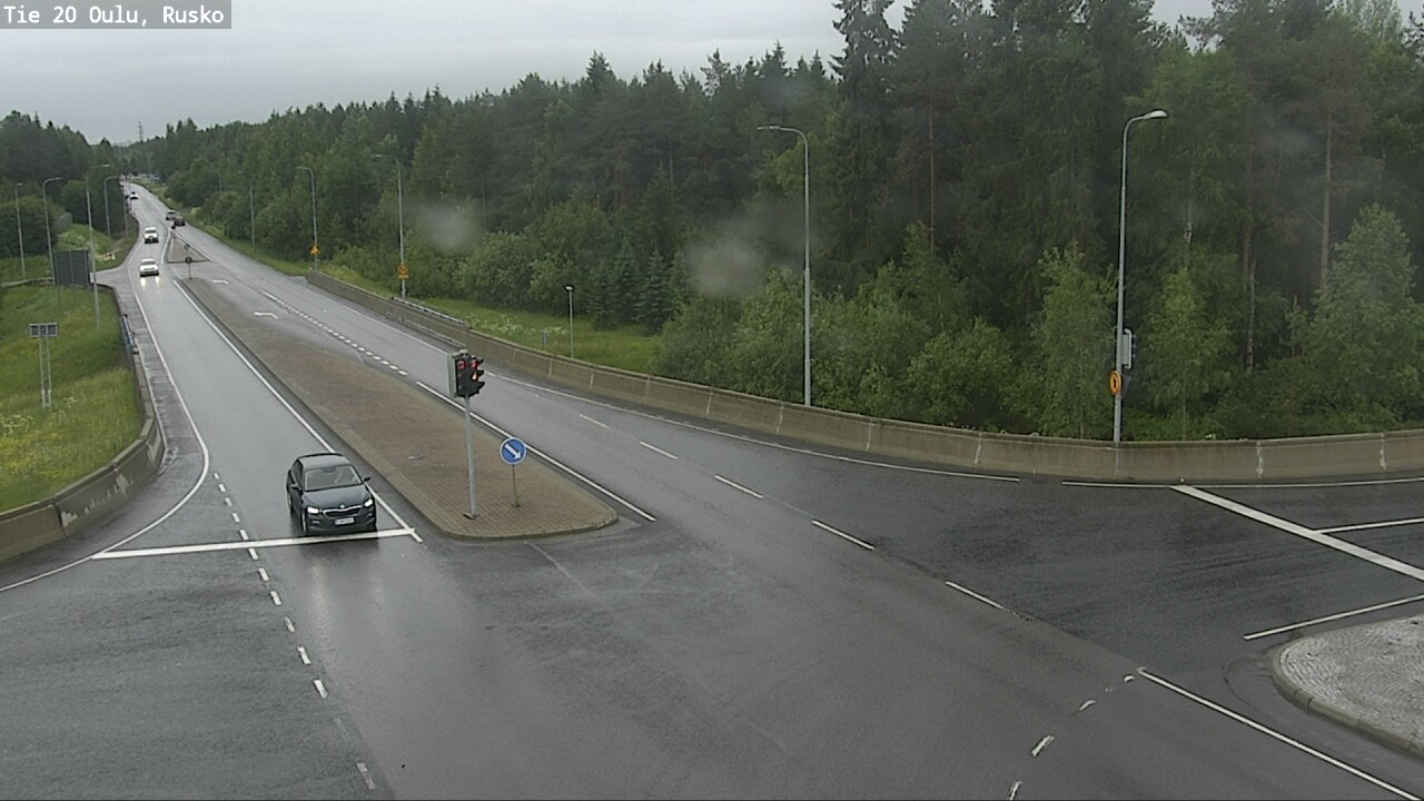Weather Camera Image Road 20 Oulu, Rusko, Oulu, Pohjois-Pohjanmaa