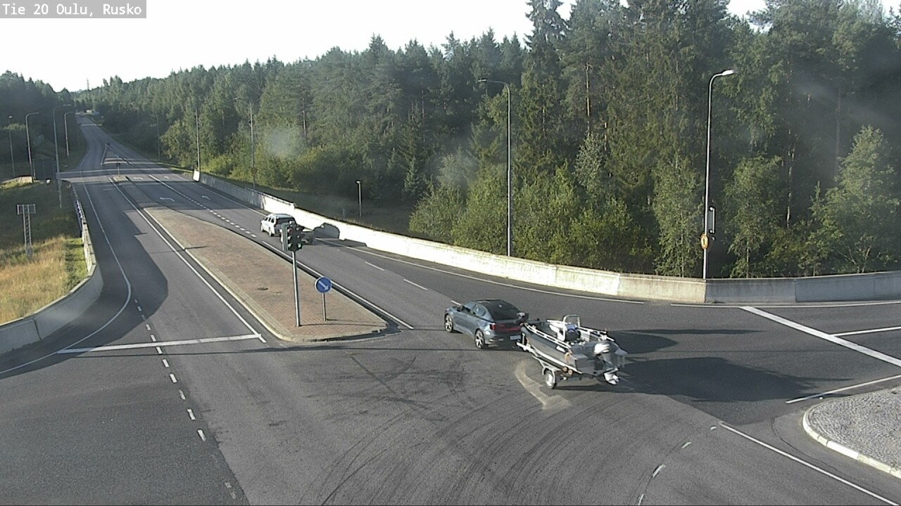 Weather Camera Image Road 20 Oulu, Rusko, Oulu, Pohjois-Pohjanmaa