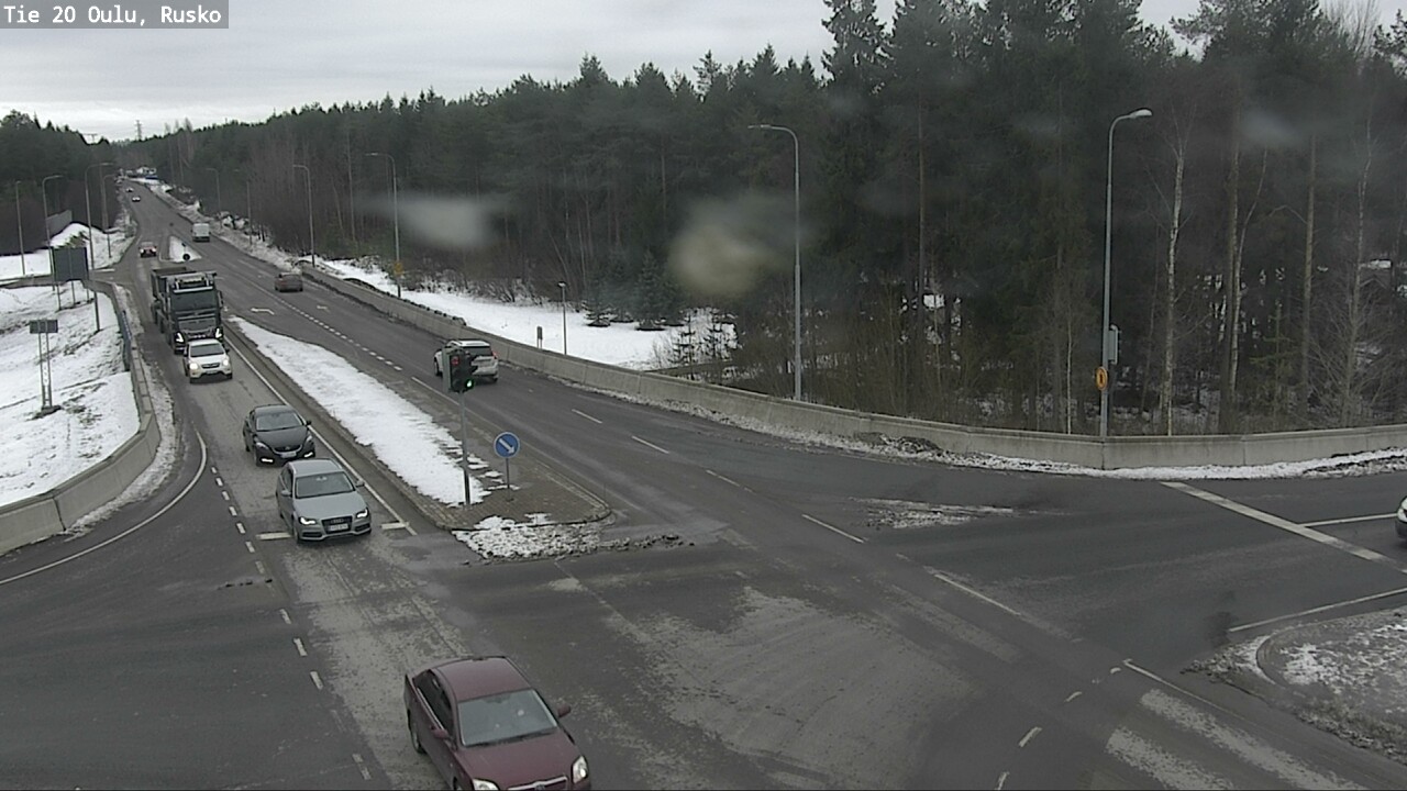 Weather Camera Image Road 20 Oulu, Rusko, Oulu, Pohjois-Pohjanmaa
