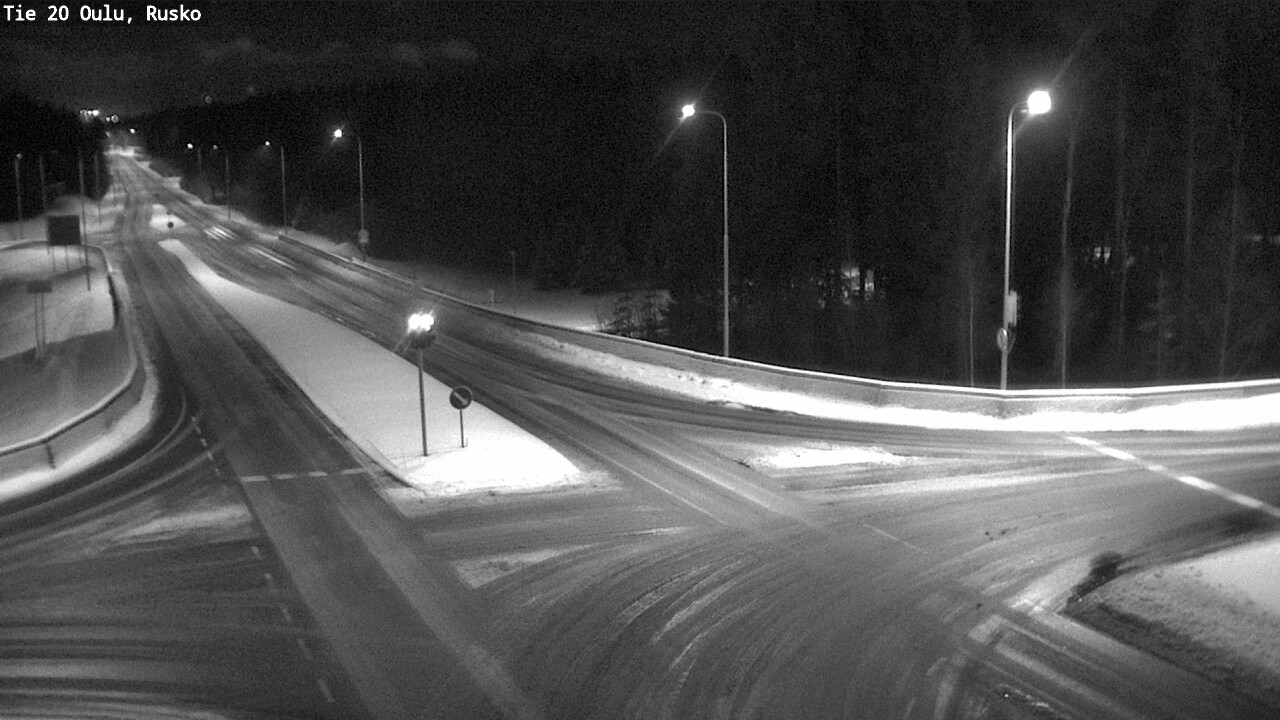 Weather Camera Image Road 20 Oulu, Rusko, Oulu, Pohjois-Pohjanmaa