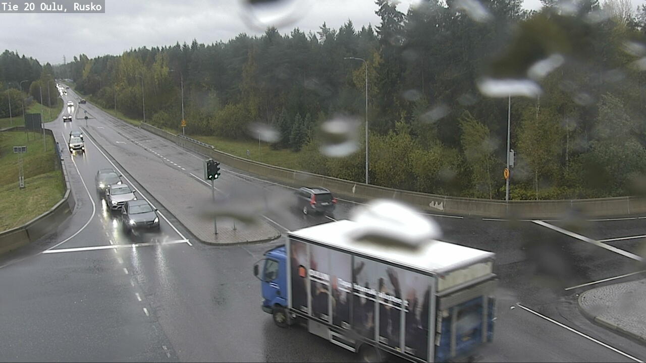 Weather Camera Image Väg 20 Uleåborg, Rusko, Oulu, Pohjois-Pohjanmaa