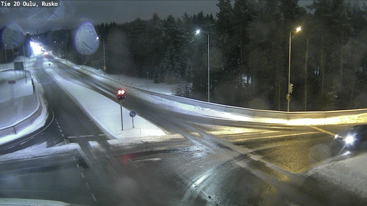 Weather Camera Image Road 20 Oulu, Rusko, Oulu, Pohjois-Pohjanmaa