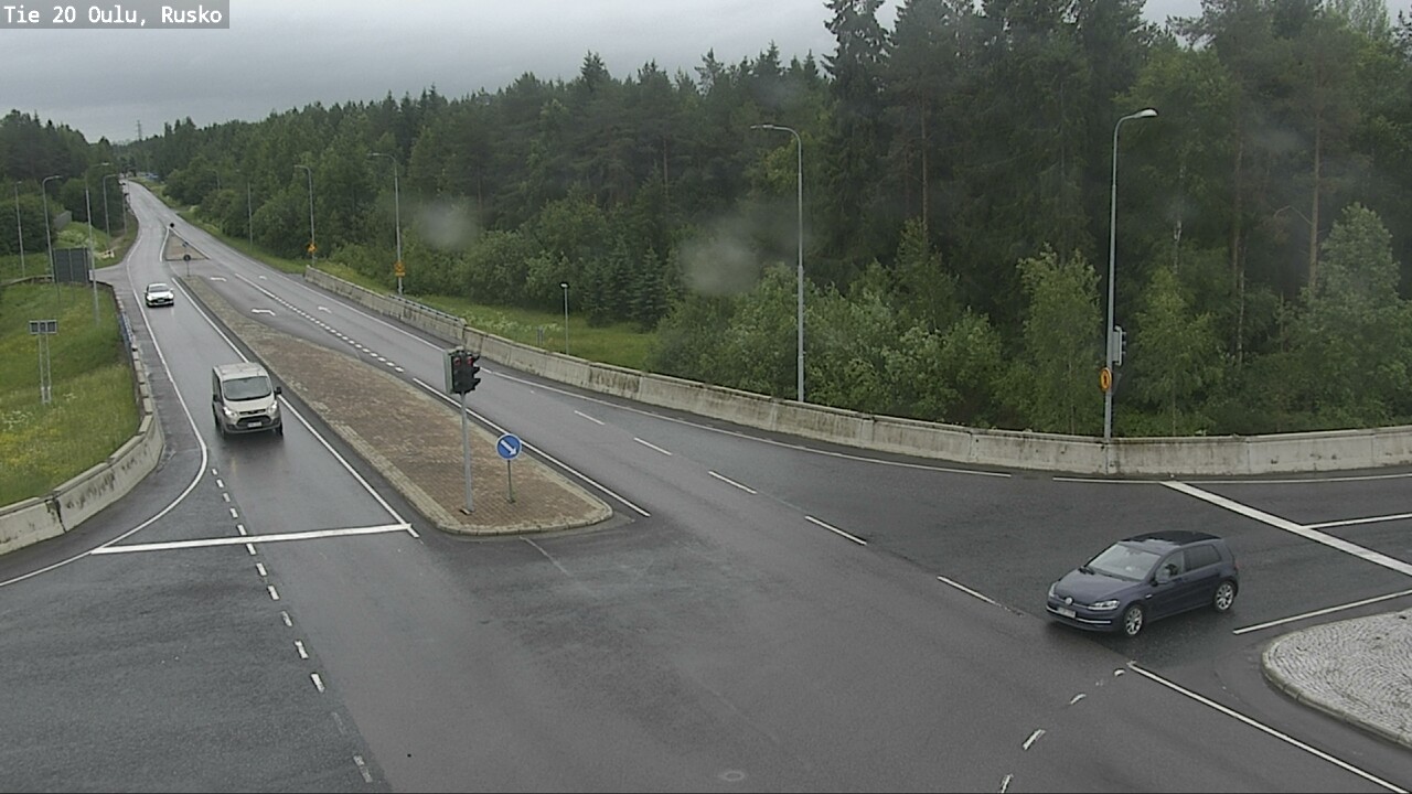 Weather Camera Image Väg 20 Uleåborg, Rusko, Oulu, Pohjois-Pohjanmaa