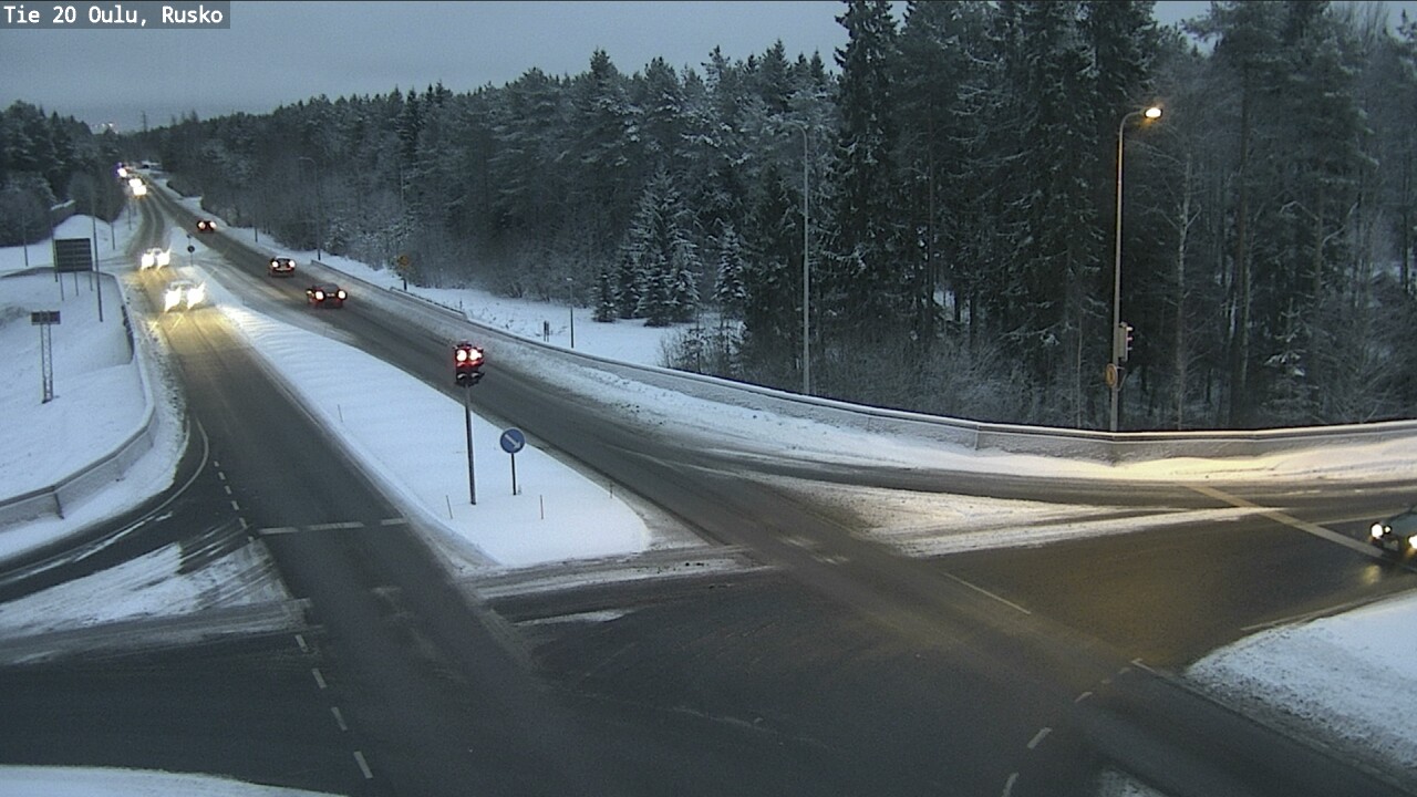 Weather Camera Image Road 20 Oulu, Rusko, Oulu, Pohjois-Pohjanmaa
