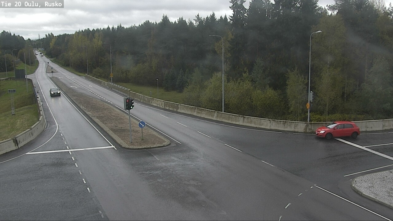 Weather Camera Image Väg 20 Uleåborg, Rusko, Oulu, Pohjois-Pohjanmaa