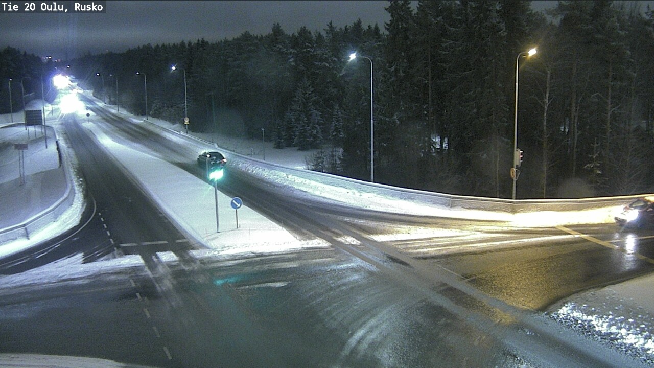 Weather Camera Image Road 20 Oulu, Rusko, Oulu, Pohjois-Pohjanmaa