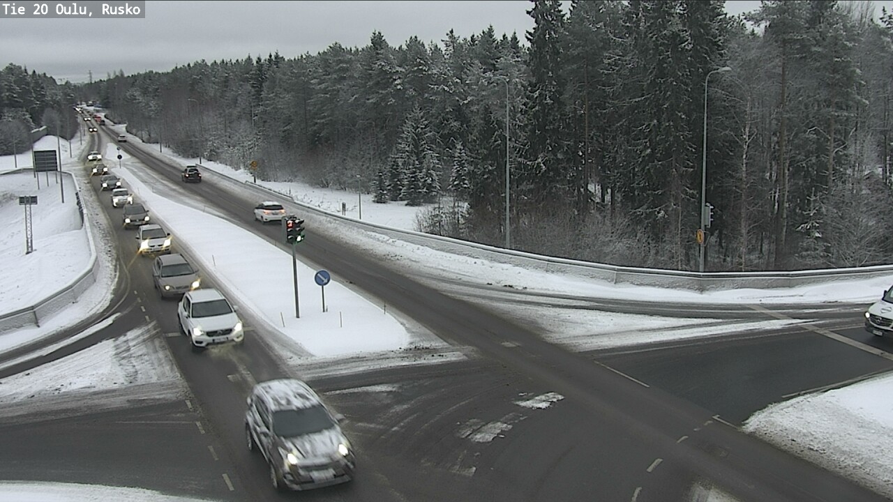 Weather Camera Image Road 20 Oulu, Rusko, Oulu, Pohjois-Pohjanmaa