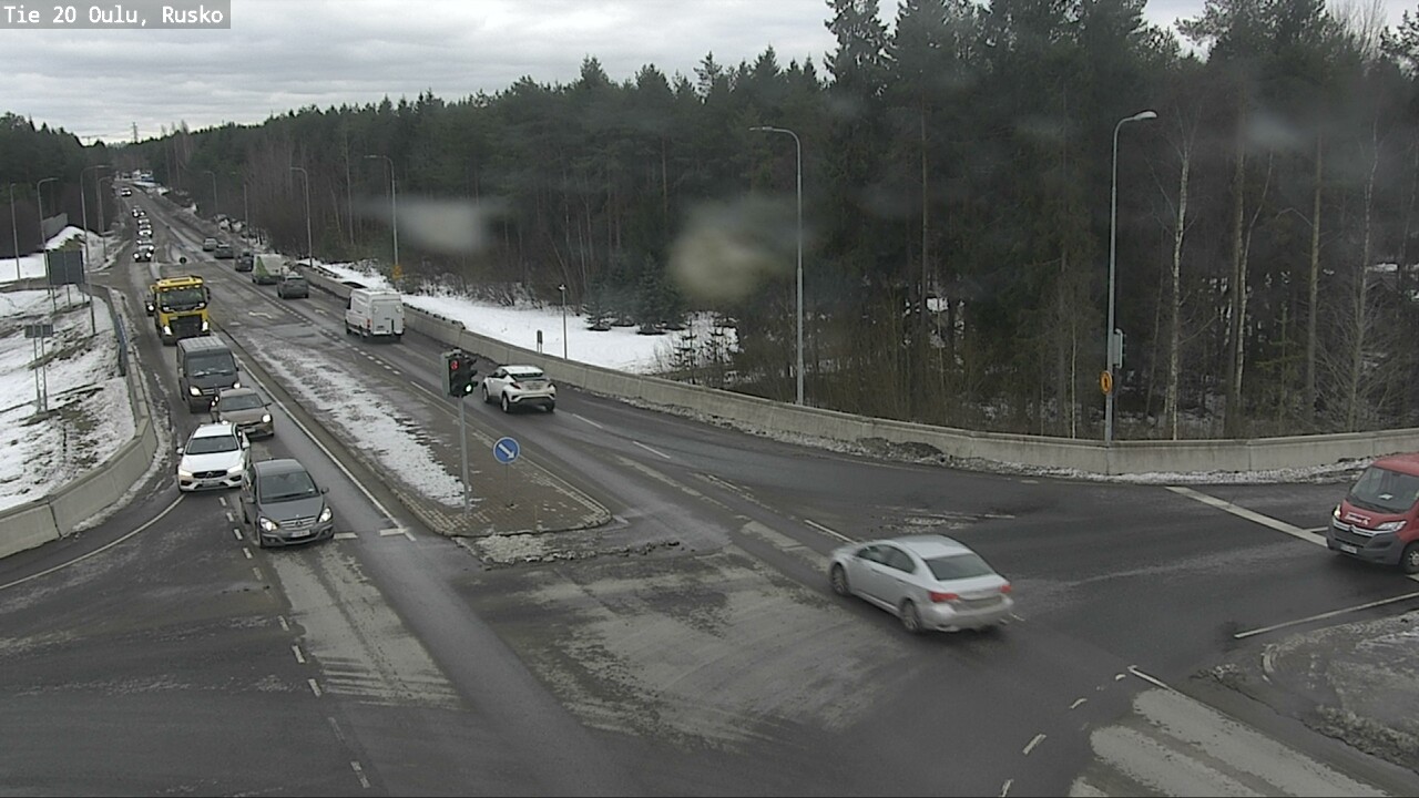 Weather Camera Image Väg 20 Uleåborg, Rusko, Oulu, Pohjois-Pohjanmaa