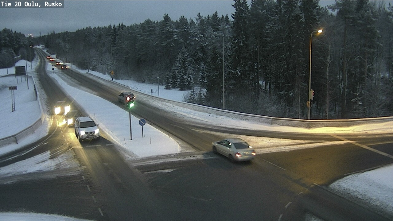 Weather Camera Image Road 20 Oulu, Rusko, Oulu, Pohjois-Pohjanmaa