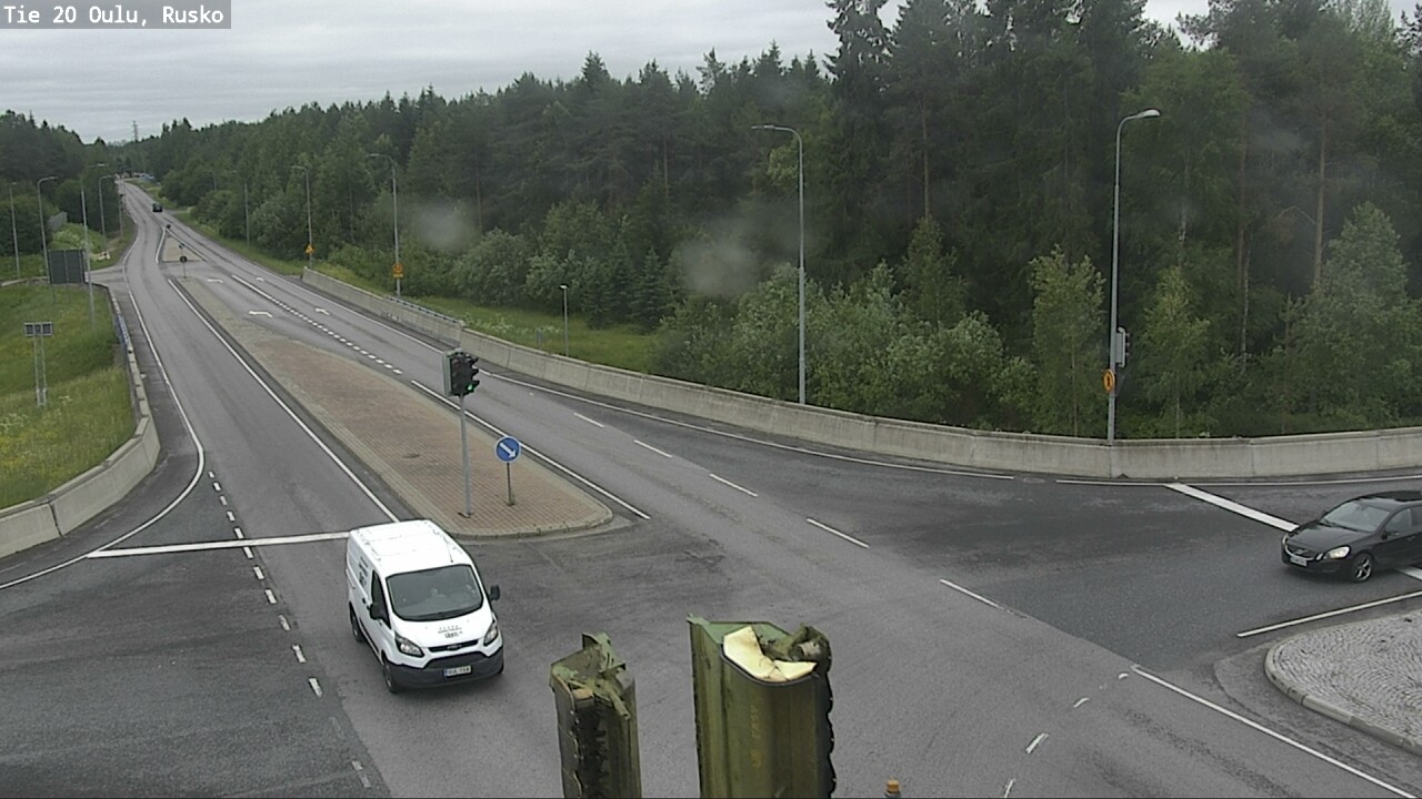 Weather Camera Image Väg 20 Uleåborg, Rusko, Oulu, Pohjois-Pohjanmaa