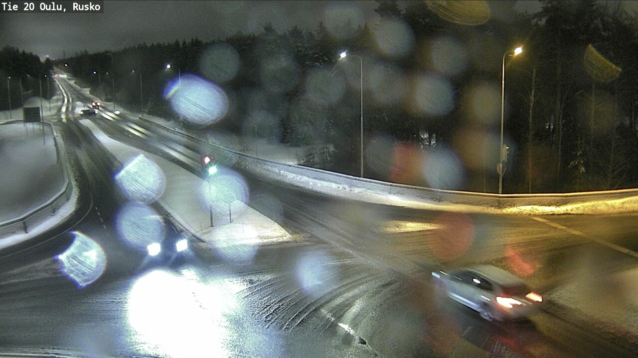 Weather Camera Image Road 20 Oulu, Rusko, Oulu, Pohjois-Pohjanmaa