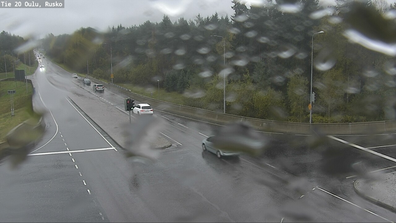 Weather Camera Image Väg 20 Uleåborg, Rusko, Oulu, Pohjois-Pohjanmaa