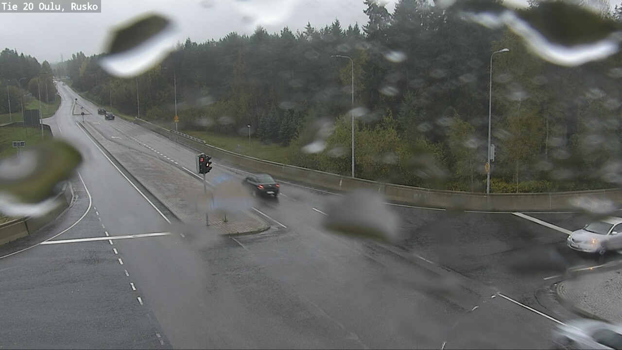 Weather Camera Image Väg 20 Uleåborg, Rusko, Oulu, Pohjois-Pohjanmaa