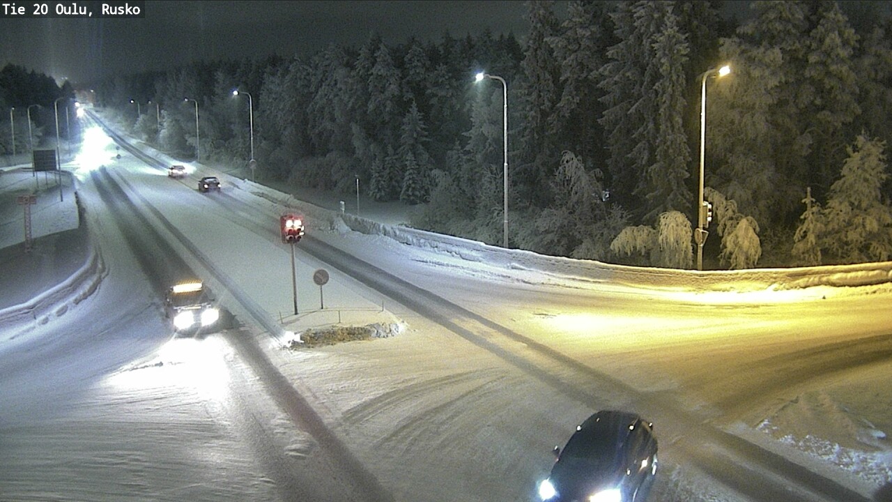 Weather Camera Image Road 20 Oulu, Rusko, Oulu, Pohjois-Pohjanmaa