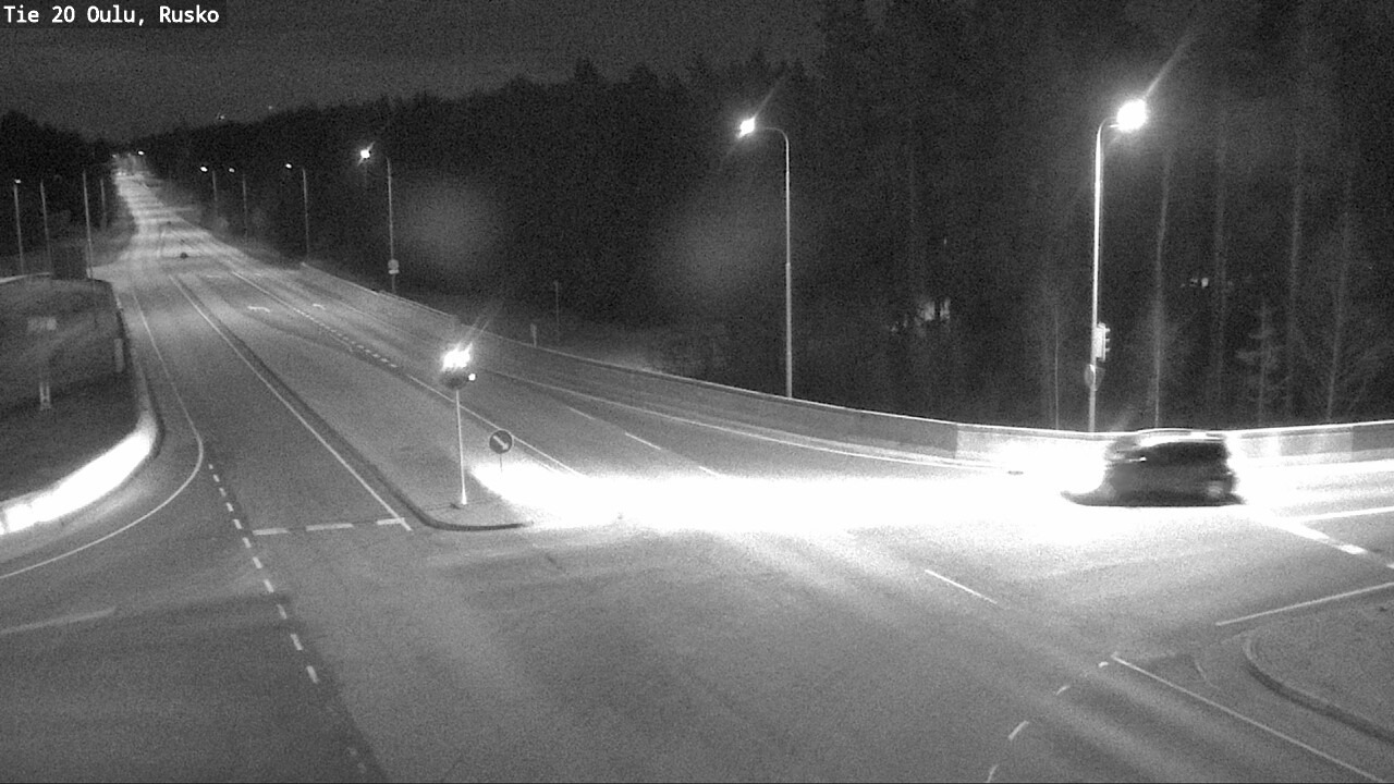 Weather Camera Image Road 20 Oulu, Rusko, Oulu, Pohjois-Pohjanmaa