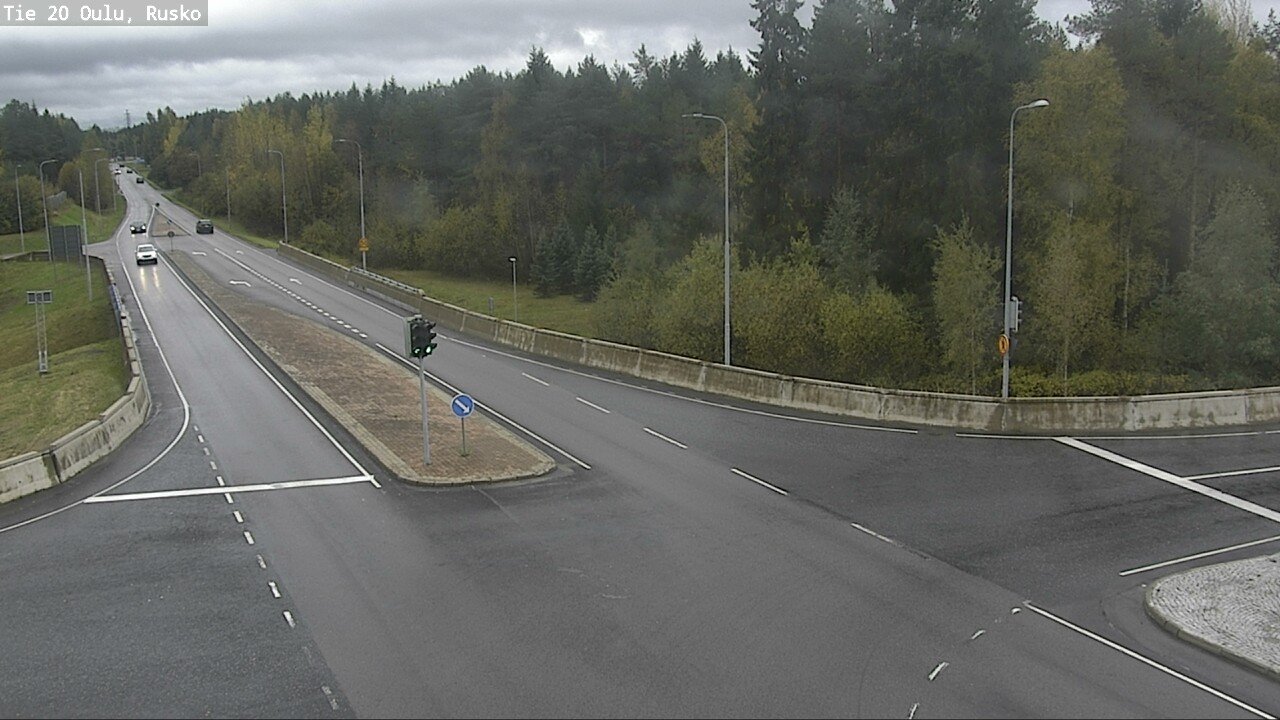 Weather Camera Image Väg 20 Uleåborg, Rusko, Oulu, Pohjois-Pohjanmaa