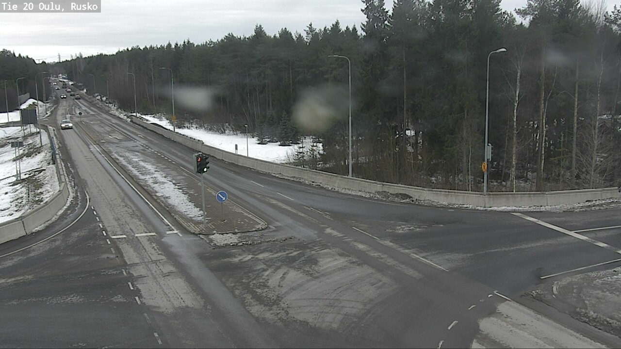 Weather Camera Image Road 20 Oulu, Rusko, Oulu, Pohjois-Pohjanmaa