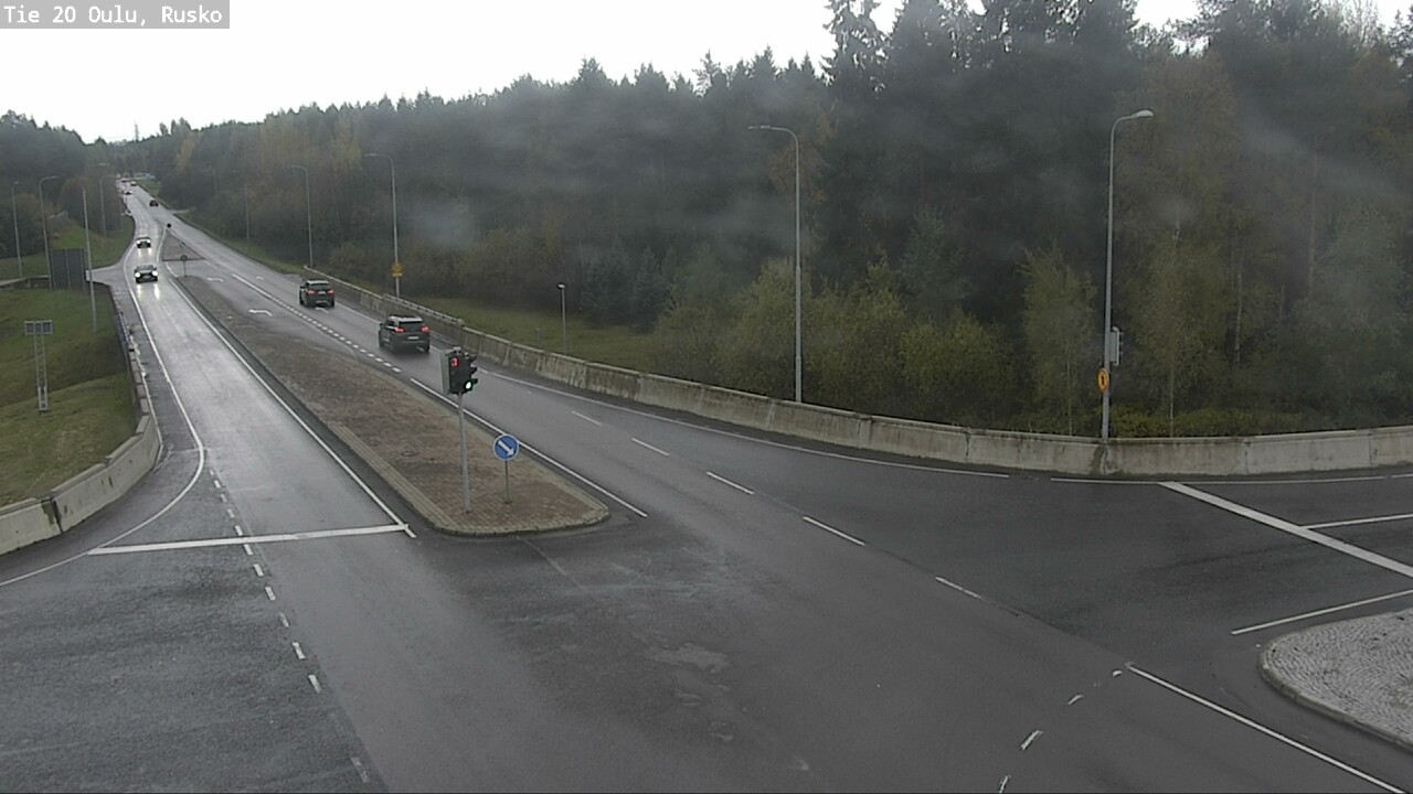 Weather Camera Image Väg 20 Uleåborg, Rusko, Oulu, Pohjois-Pohjanmaa
