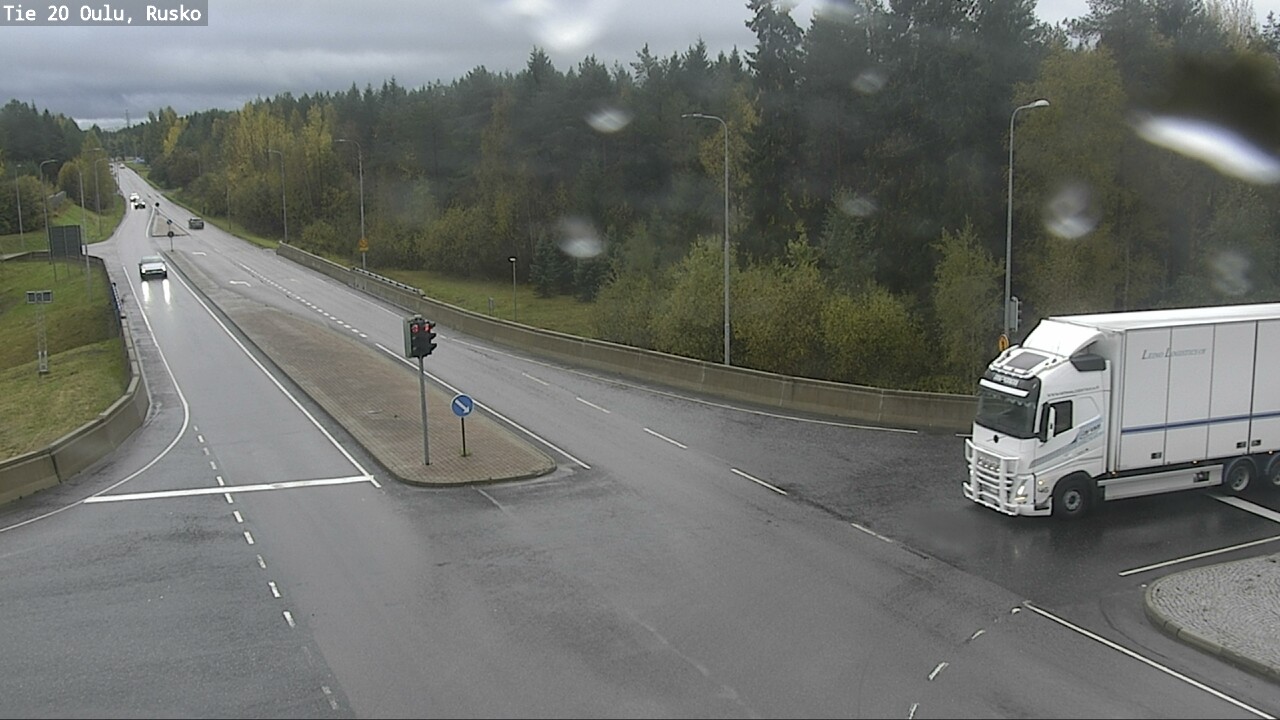 Weather Camera Image Väg 20 Uleåborg, Rusko, Oulu, Pohjois-Pohjanmaa