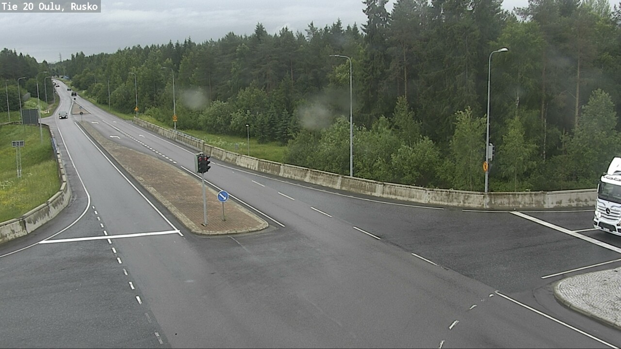 Weather Camera Image Road 20 Oulu, Rusko, Oulu, Pohjois-Pohjanmaa