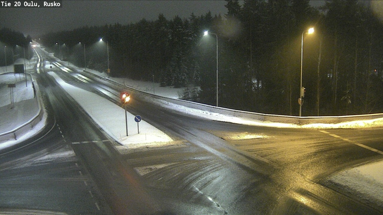 Weather Camera Image Road 20 Oulu, Rusko, Oulu, Pohjois-Pohjanmaa
