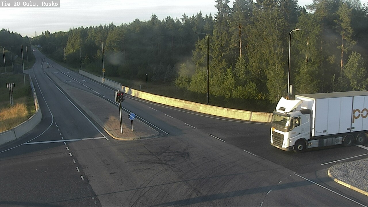 Weather Camera Image Road 20 Oulu, Rusko, Oulu, Pohjois-Pohjanmaa