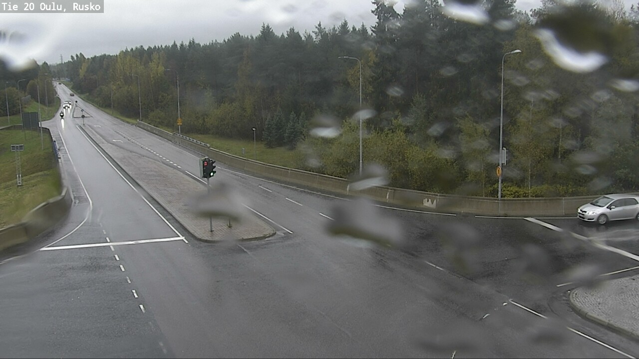 Weather Camera Image Väg 20 Uleåborg, Rusko, Oulu, Pohjois-Pohjanmaa
