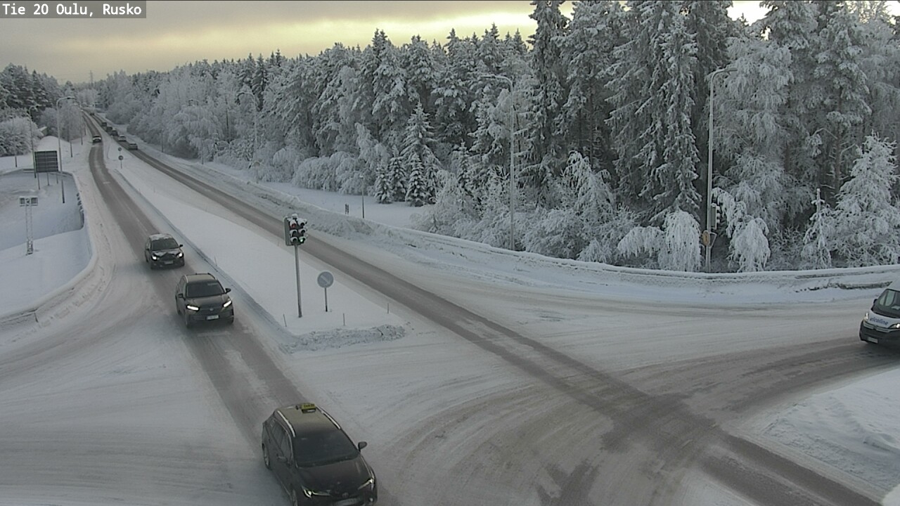 Weather Camera Image Road 20 Oulu, Rusko, Oulu, Pohjois-Pohjanmaa