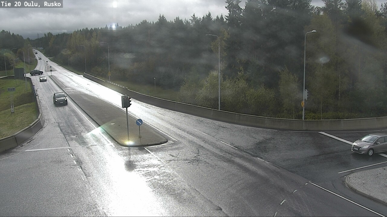 Weather Camera Image Väg 20 Uleåborg, Rusko, Oulu, Pohjois-Pohjanmaa