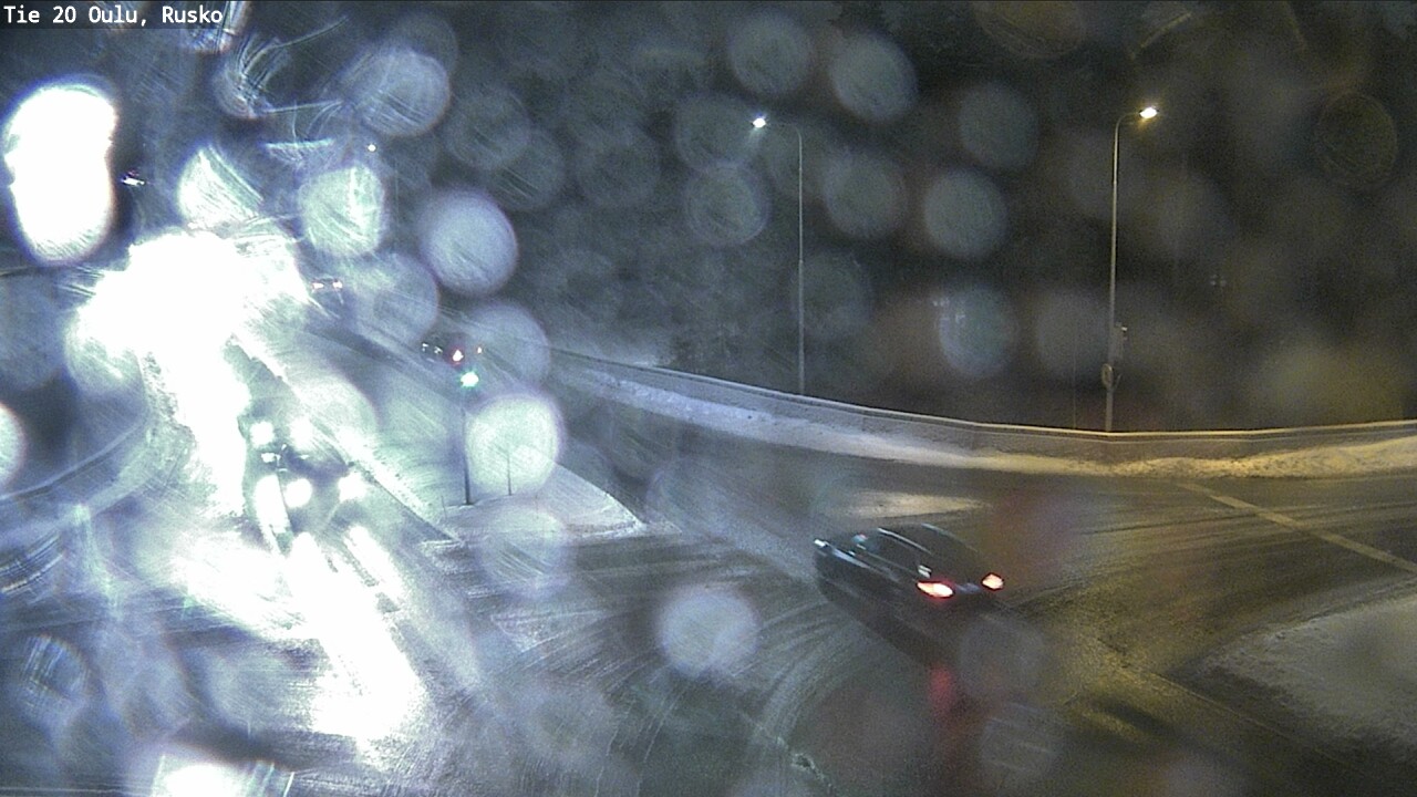 Weather Camera Image Road 20 Oulu, Rusko, Oulu, Pohjois-Pohjanmaa