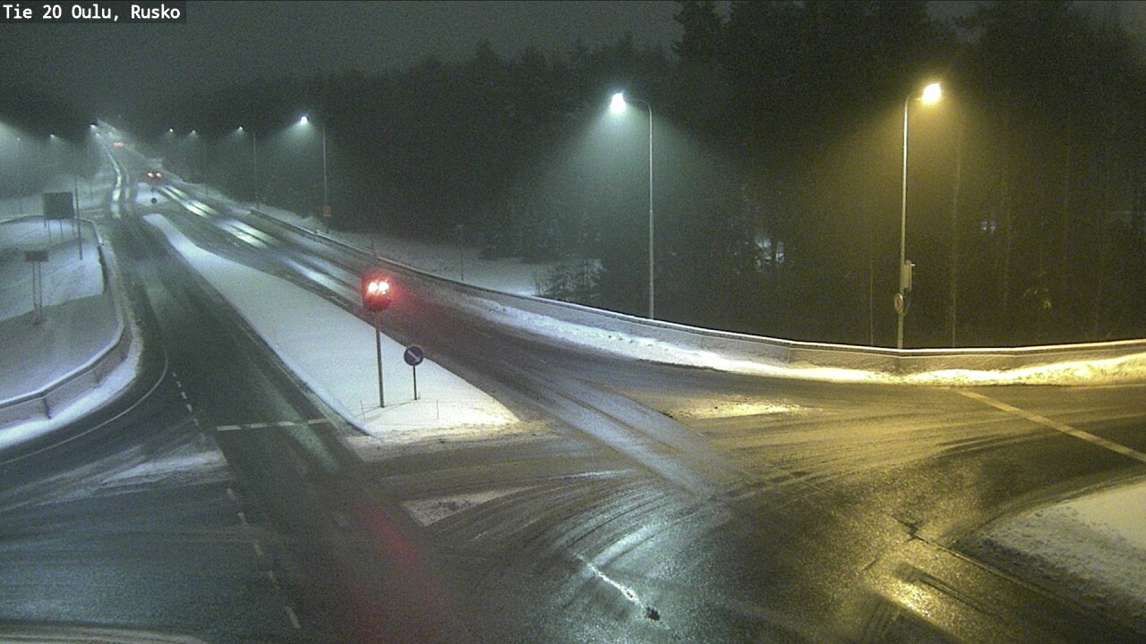 Weather Camera Image Road 20 Oulu, Rusko, Oulu, Pohjois-Pohjanmaa