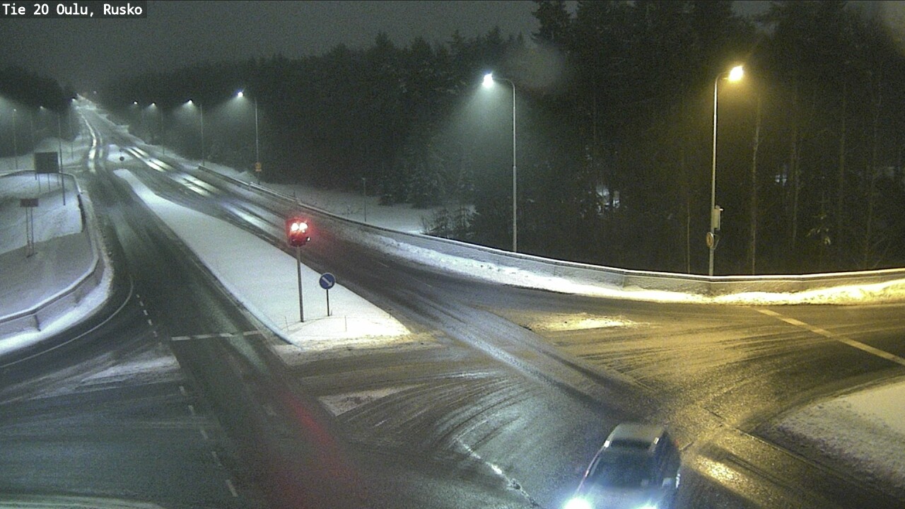Weather Camera Image Road 20 Oulu, Rusko, Oulu, Pohjois-Pohjanmaa