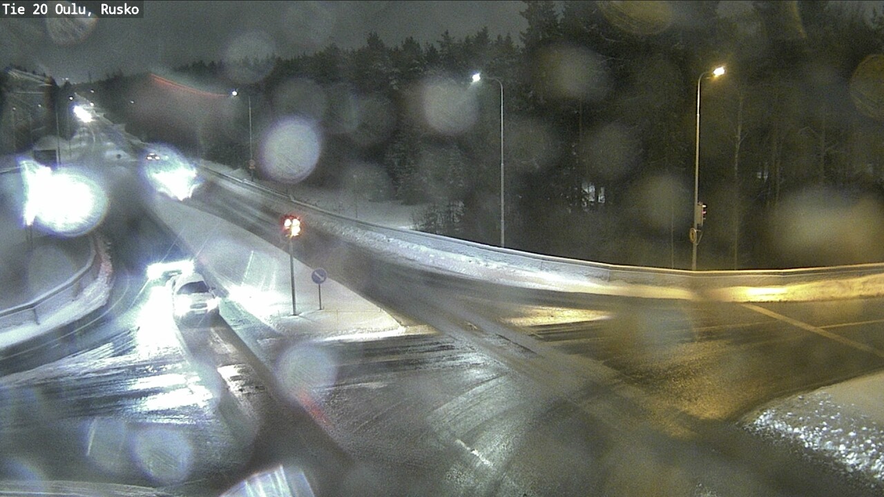 Weather Camera Image Road 20 Oulu, Rusko, Oulu, Pohjois-Pohjanmaa