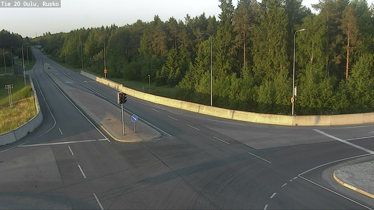 Weather Camera Image Road 20 Oulu, Rusko, Oulu, Pohjois-Pohjanmaa