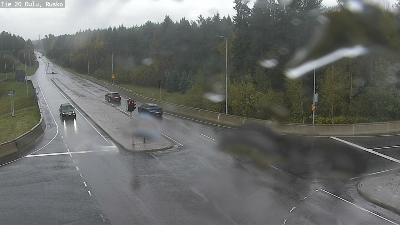 Weather Camera Image Väg 20 Uleåborg, Rusko, Oulu, Pohjois-Pohjanmaa